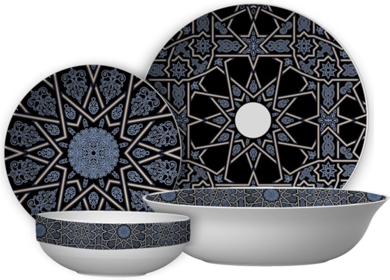 NeoKlein Dinner set 24 pcs,Islamic